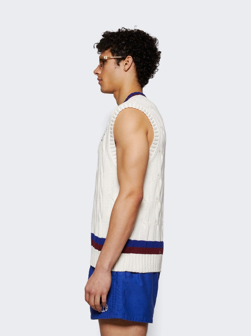 Bode Tennis Vest Cream