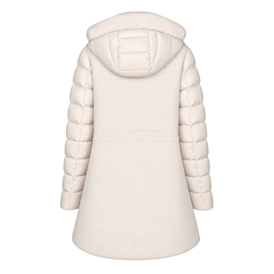 Moorer Tailored Ribbed Collar Short Coat