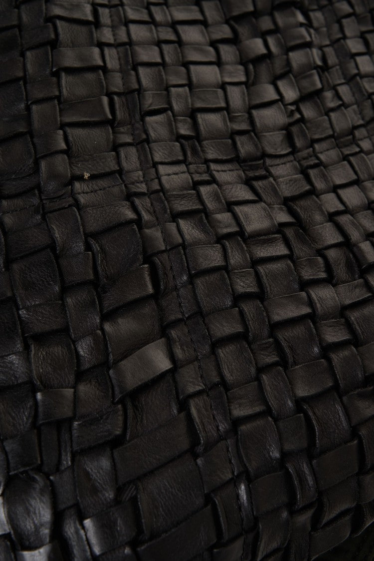 Campomaggi Woven Design Leather Backpack