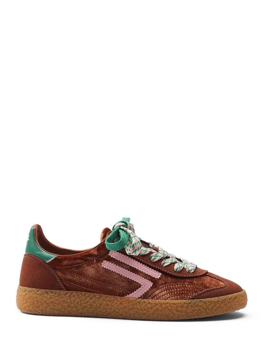 Puraai Retro Sneakers With Textured Finish And Unique Accents