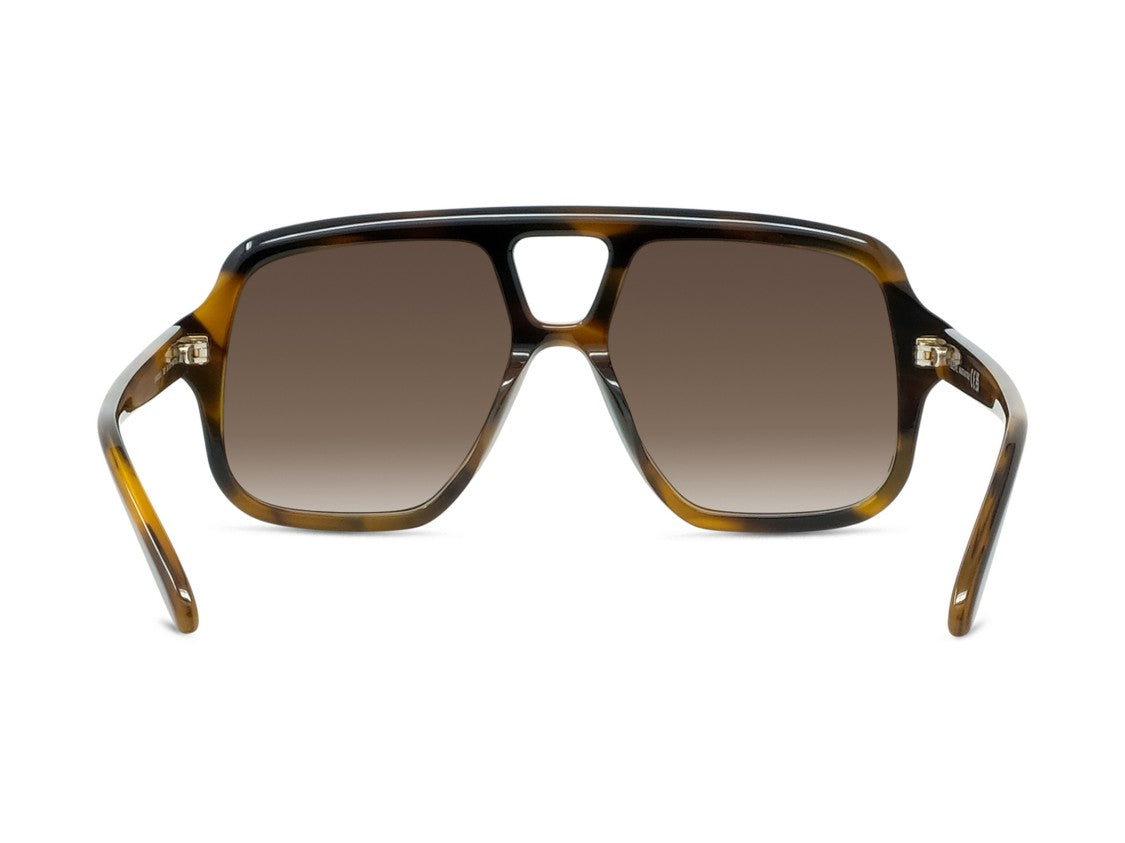 Loewe Tortoiseshell Lw40161u Oversized Square Acetate Sunglasses
