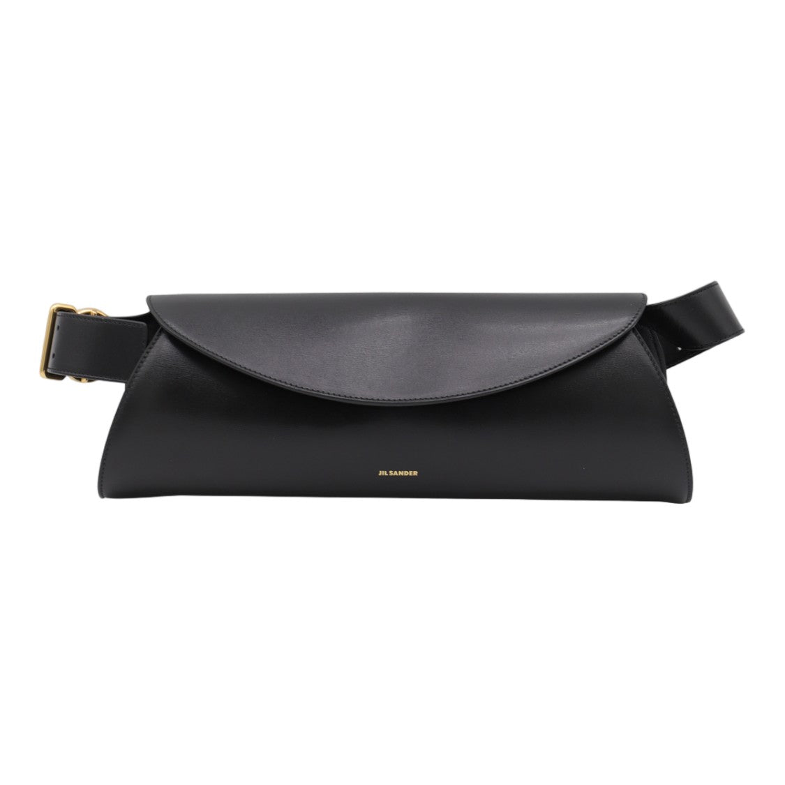 Jil Sander Curved Flap Belt Bag With Adjustable Strap