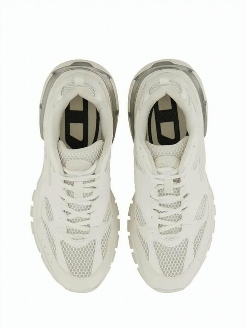 Diesel Lightweight Breathable Mesh Sneakers With Textured Sole