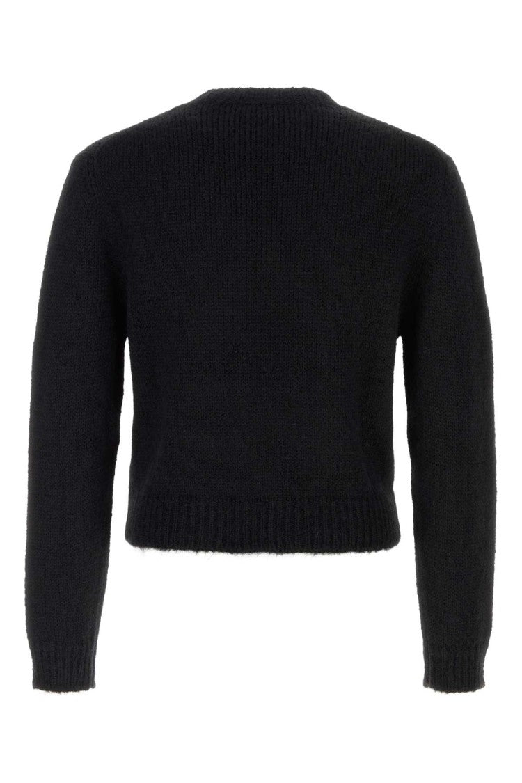 Jil Sander Black Alpaca Blend Sweater