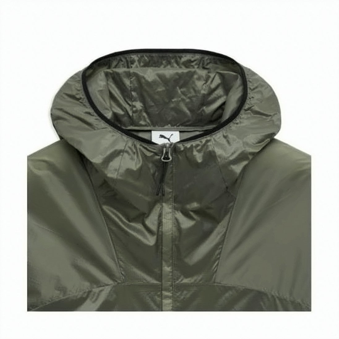Puma Hooded Pullover Jacket With Front Zip