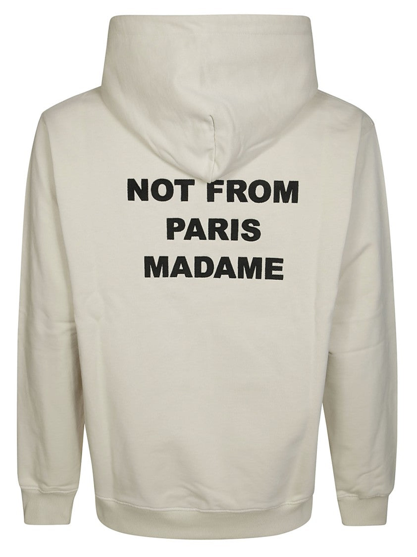 Drôle De Monsieur Crew Neck Black Slogan Sweatshirt