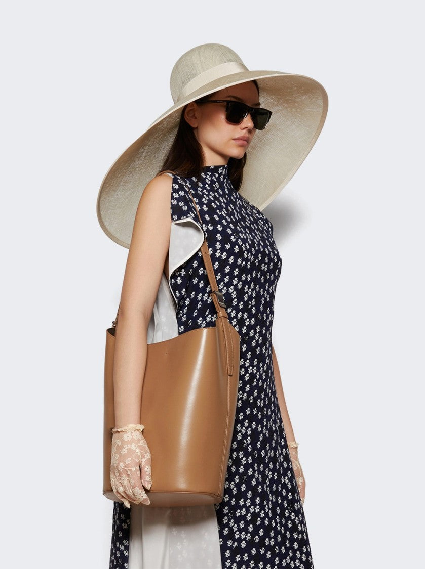 Proenza Schouler Brant Bucket Bag In Smooth Calf Leather Cumin