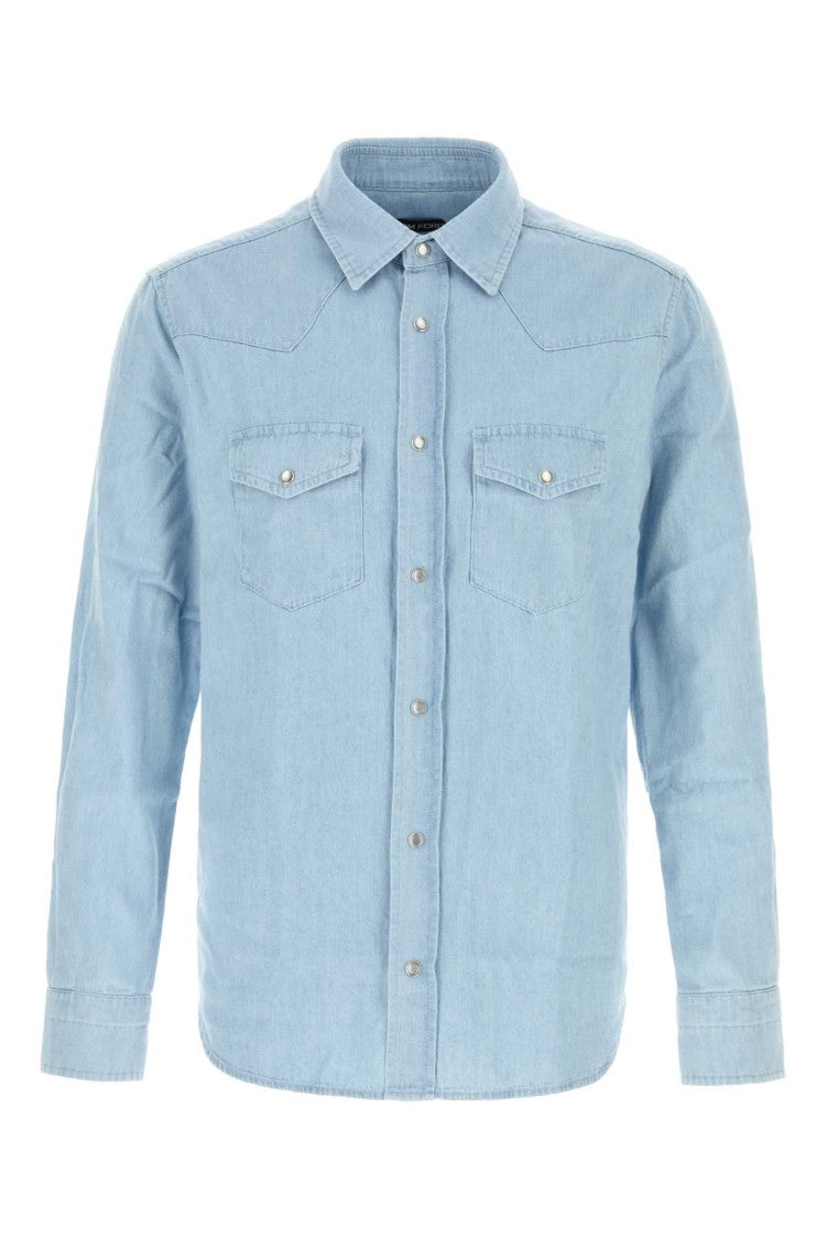Tom Ford Light-Blue Denim Shirt