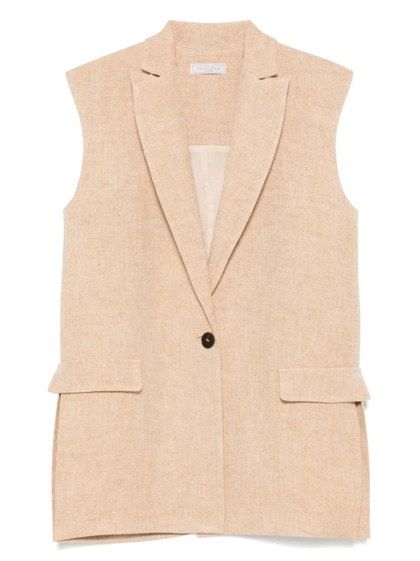 Antonelli Sand Beige Frida Gilet