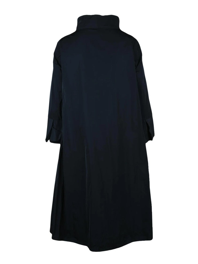 Katherina Hovman Midnight Blue High Neck Polyester Dress