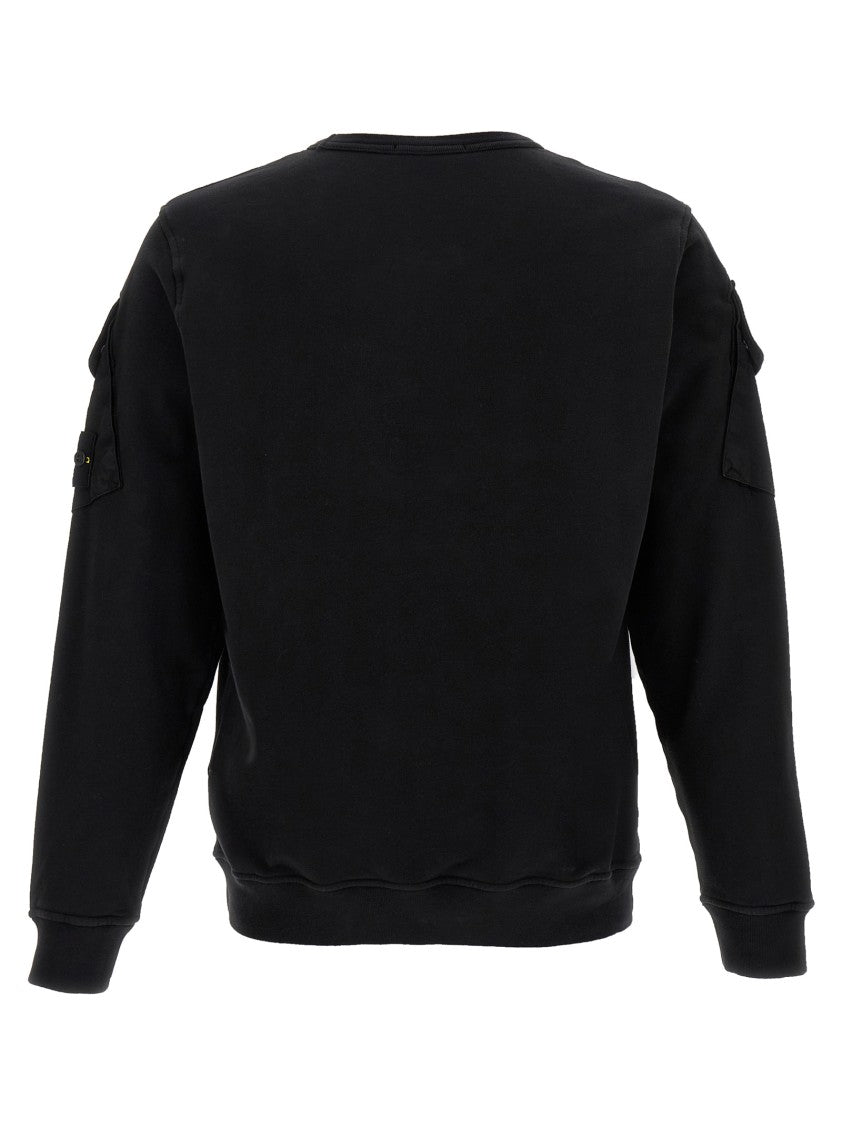 Stone Island Logo Badge Sweatshirt