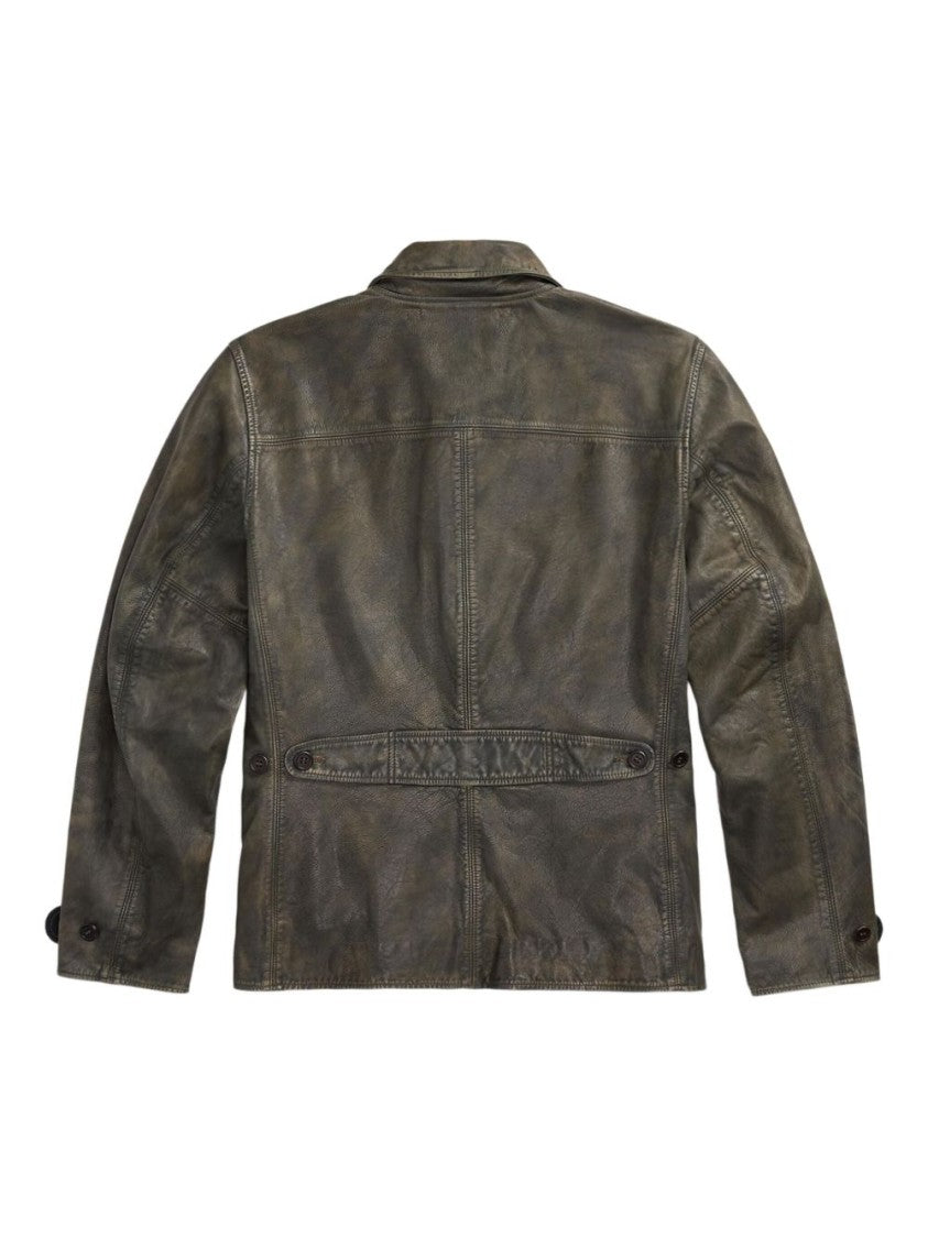 Polo Ralph Lauren Vintage Leather Casual Jacket
