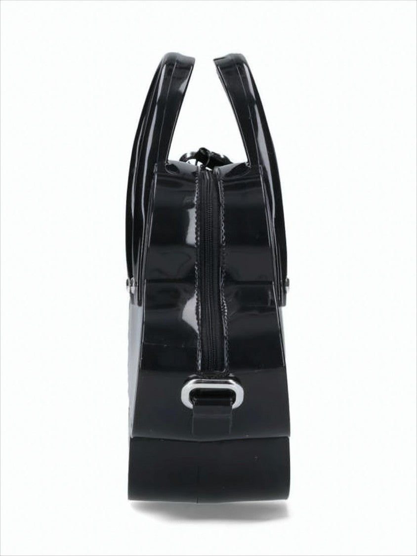 Comme Des Garçons Flower-Shaped Tote Bag With Zip Closure