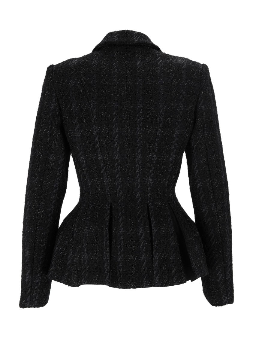Elisabetta Franchi Tailored Flared Peplum Hem Jacket