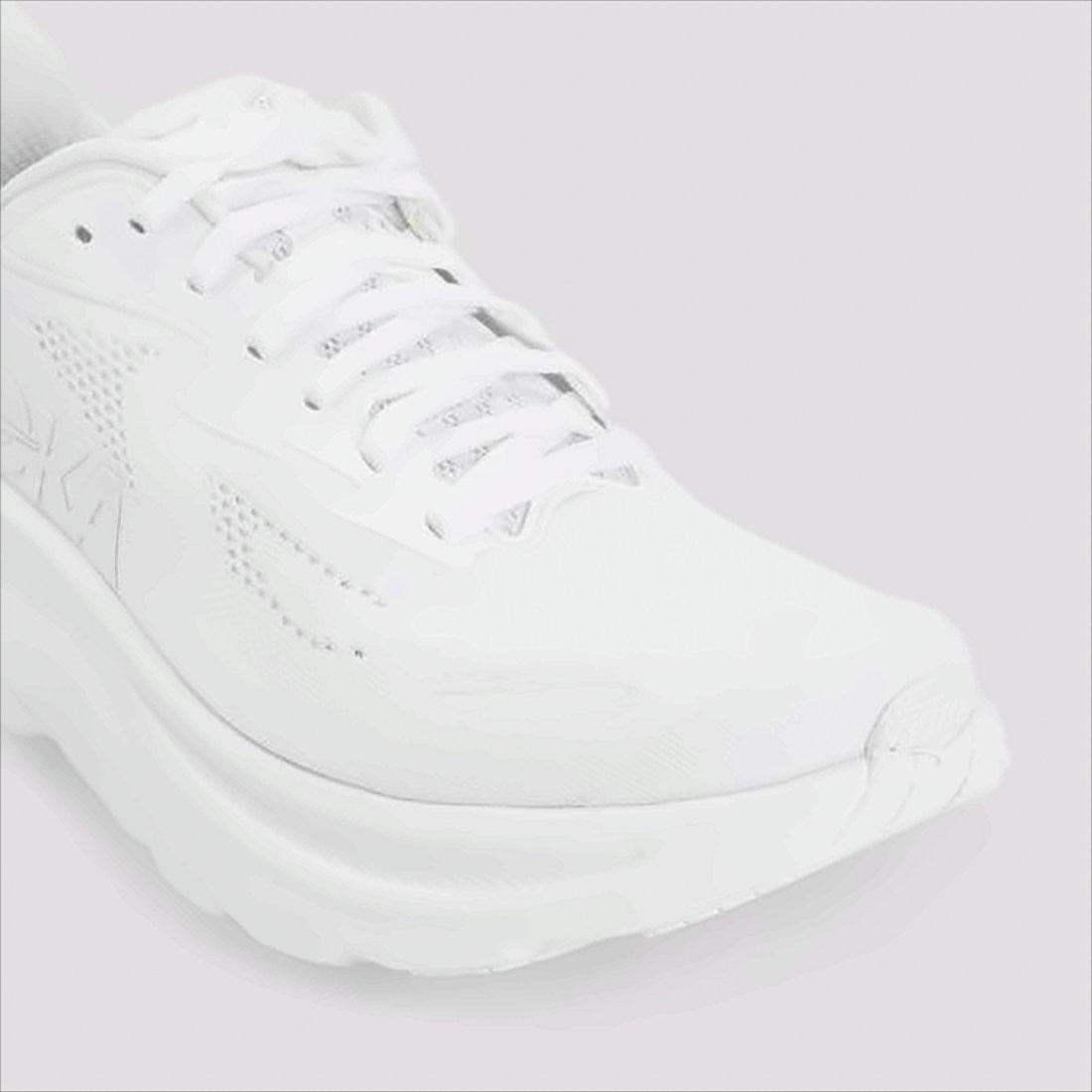 Hoka Breathable Mesh Sneakers With Cushioned Rubber Sole