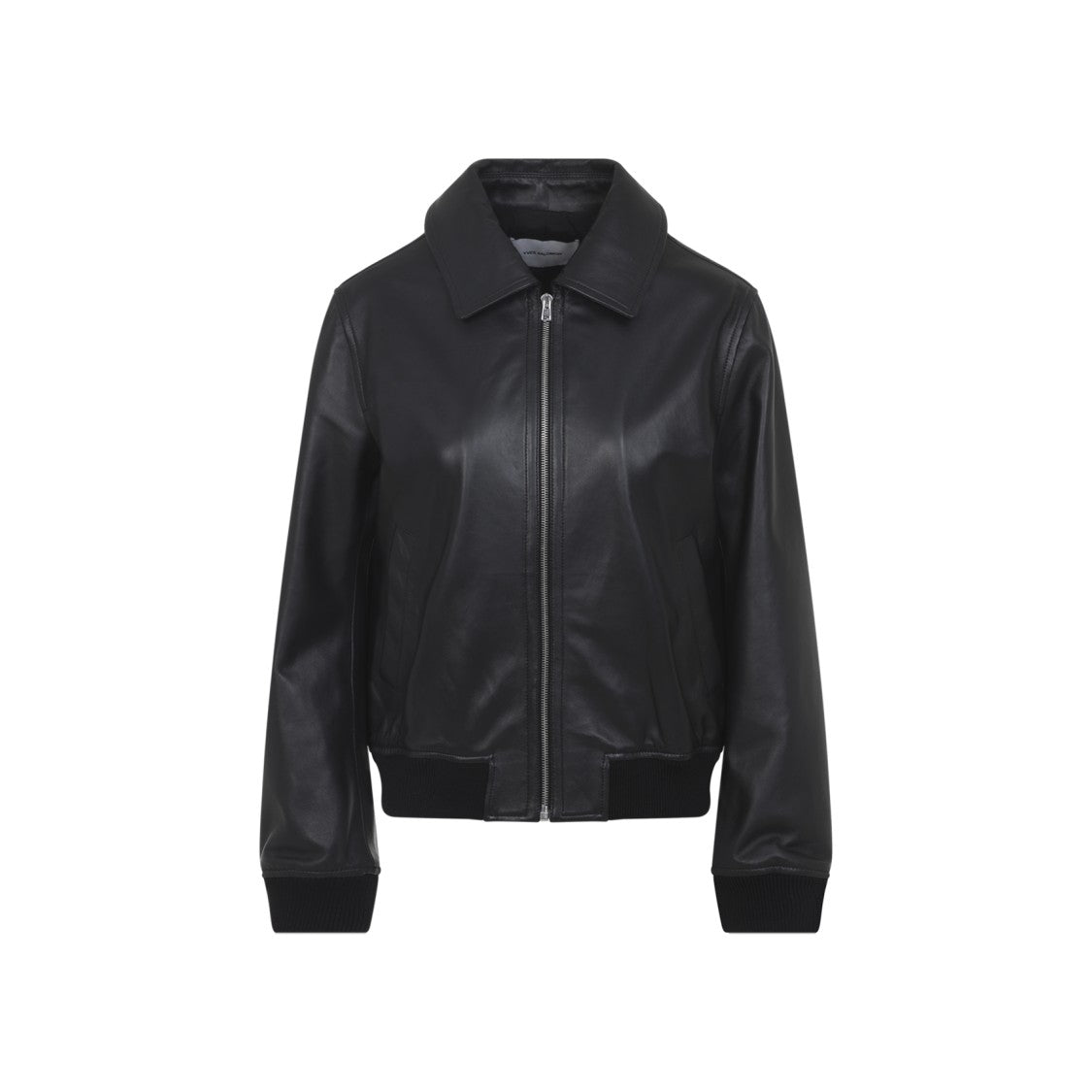 Yves Salomon Lambskin Jacket With Classic Collar