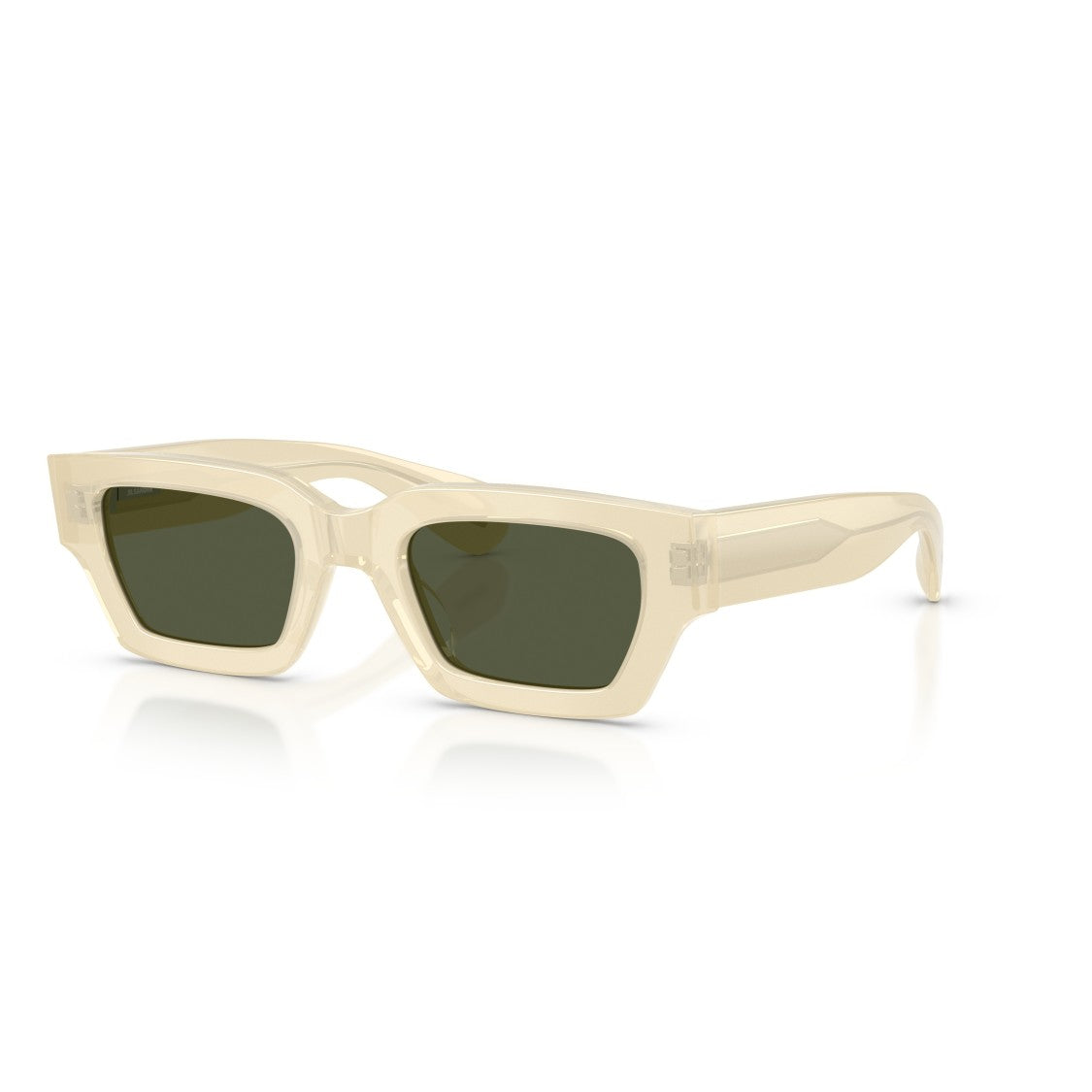Oliver Peoples 0Ov5612su  Bold Rectangular Frame Sunglasses With Dark Green Lenses