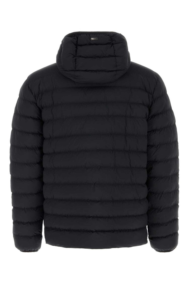 Herno Midnight Blue Stretch Nylon Jacket