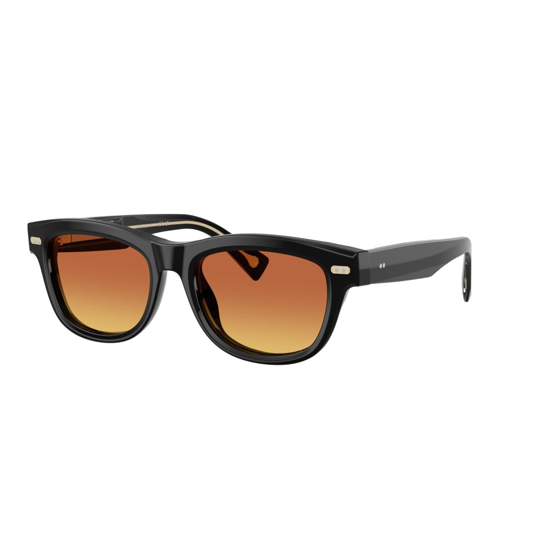 Brunello Cucinelli 0Bc3016 Bold Rectangular Acetate Sunglasses With Metallic Accents