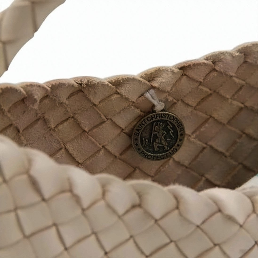 Dragon Diffusion Woven Buffalo Leather Rosanna Shoulder Bag
