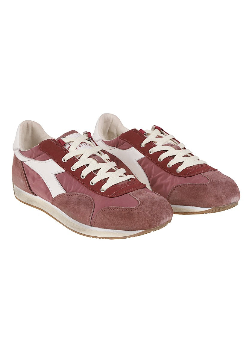 Diadora Equipe Vela Sw Low-Profile Burgundy Sneakers