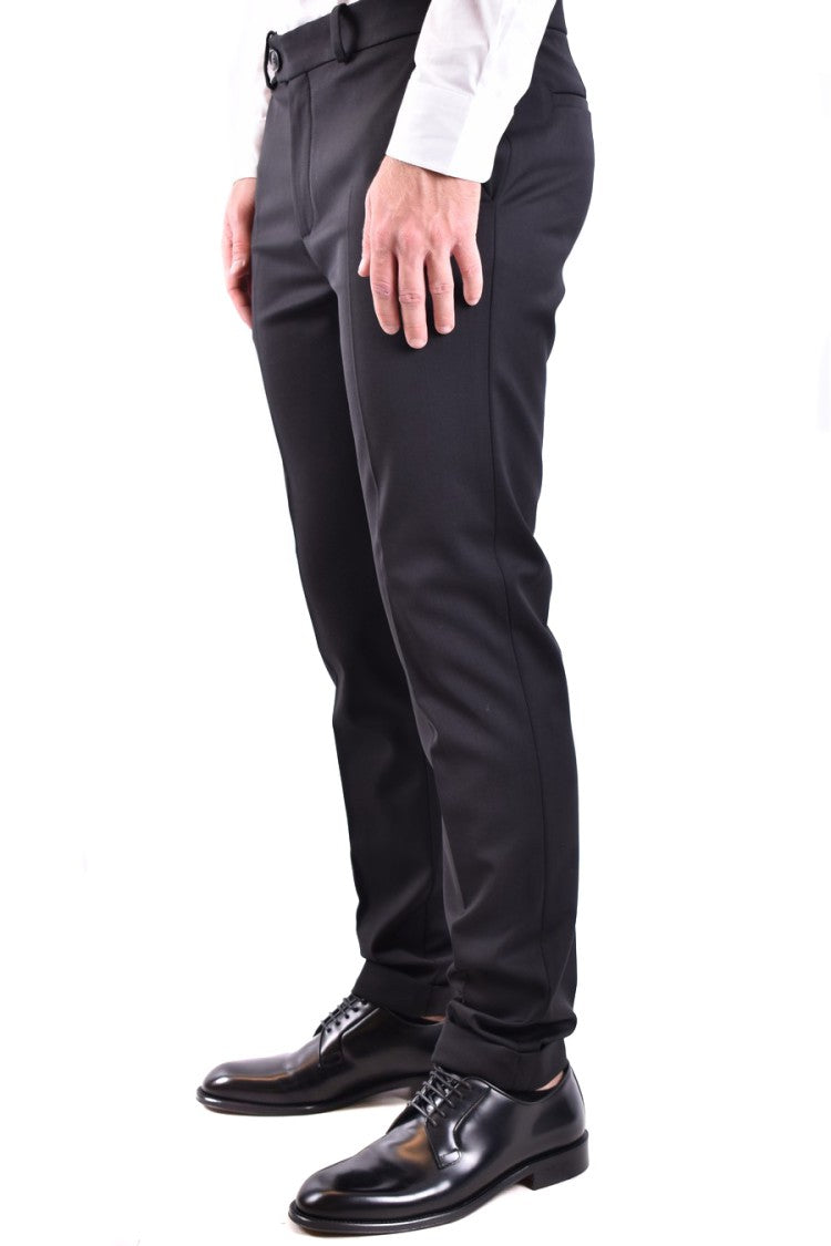 Rrd Black Wool Blend Trousers