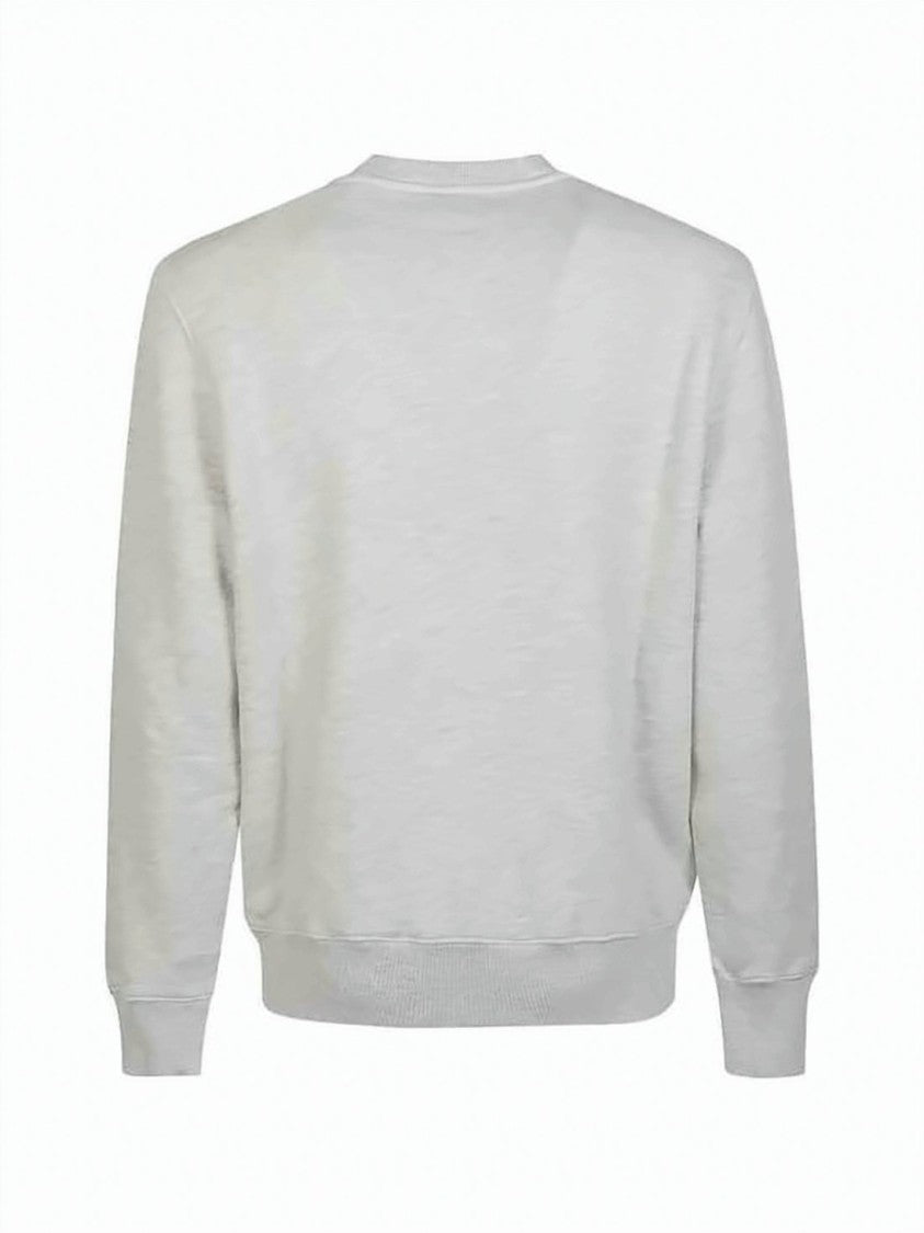 Autry Relaxed Fit Long-Sleeve Crewneck Sweatshirt With Ribbed Cuffs
