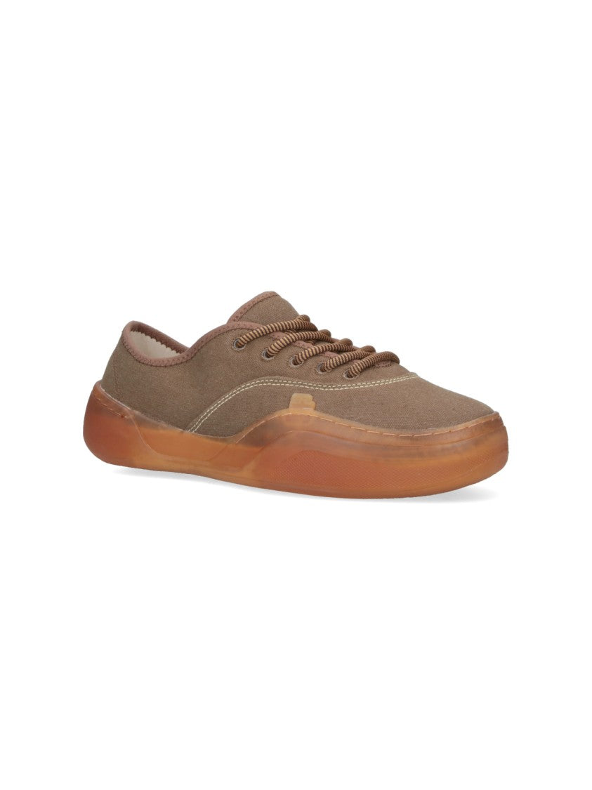 Erl "Camino Low Skate" Sneakers – Brown
