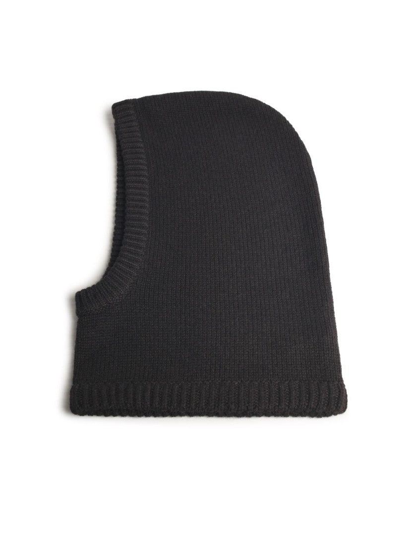 Lisa Yang Balacava 'Astri' In Dark Brown Cashmere