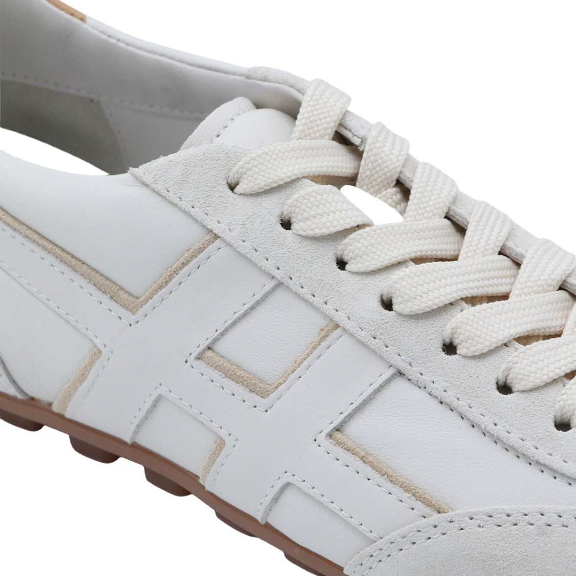 Hogan Low-Top White Leather Sneakers