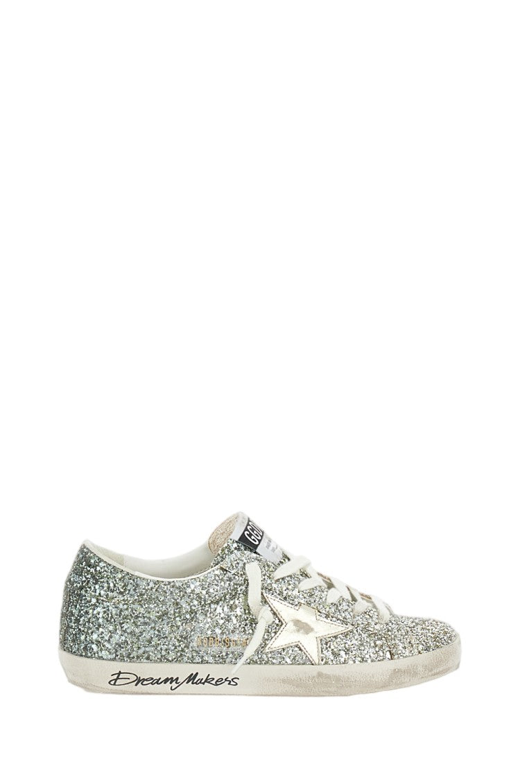 Golden Goose Super Star With Upper Glitter