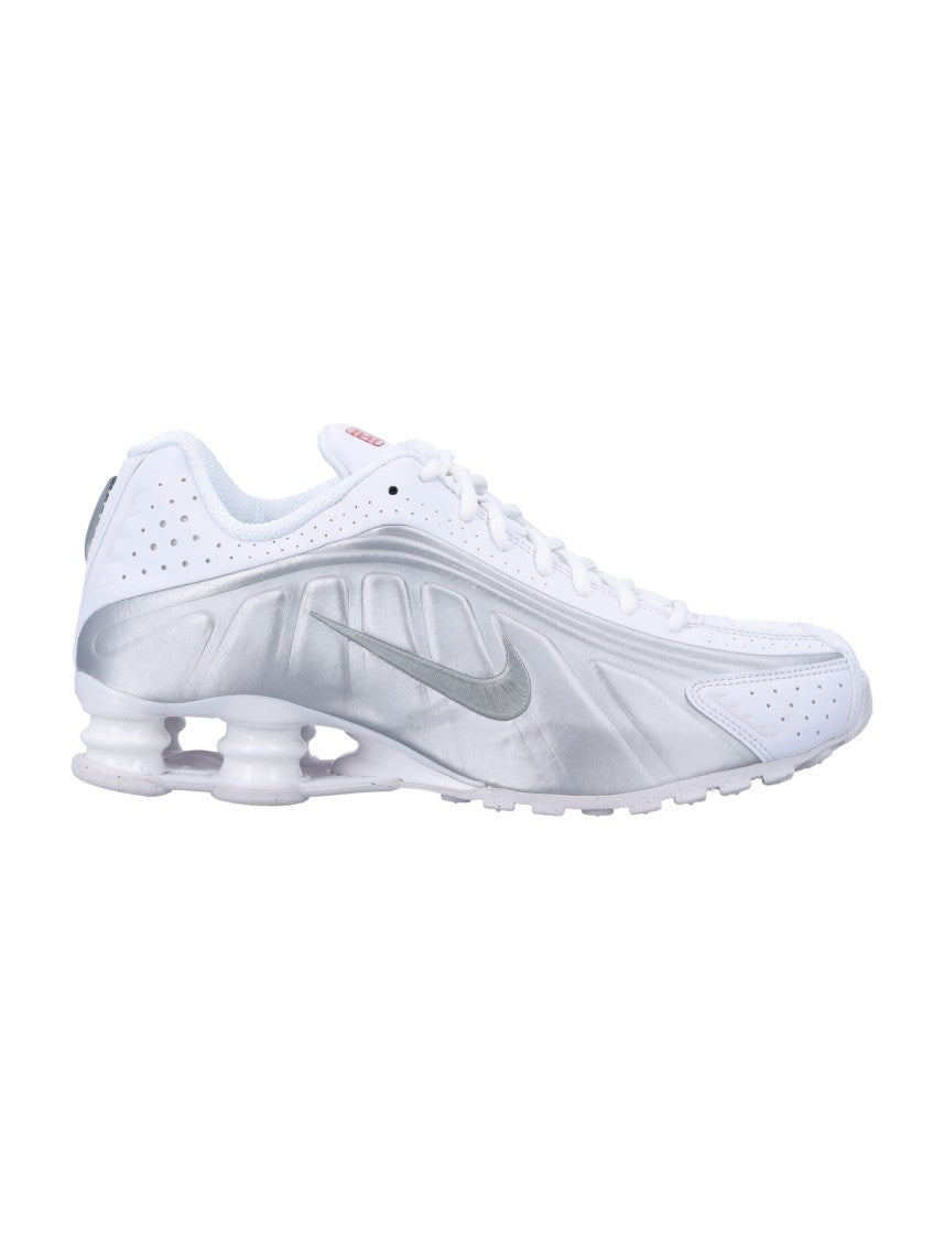 Nike Shox R4 Aerodynamic White Sneakers