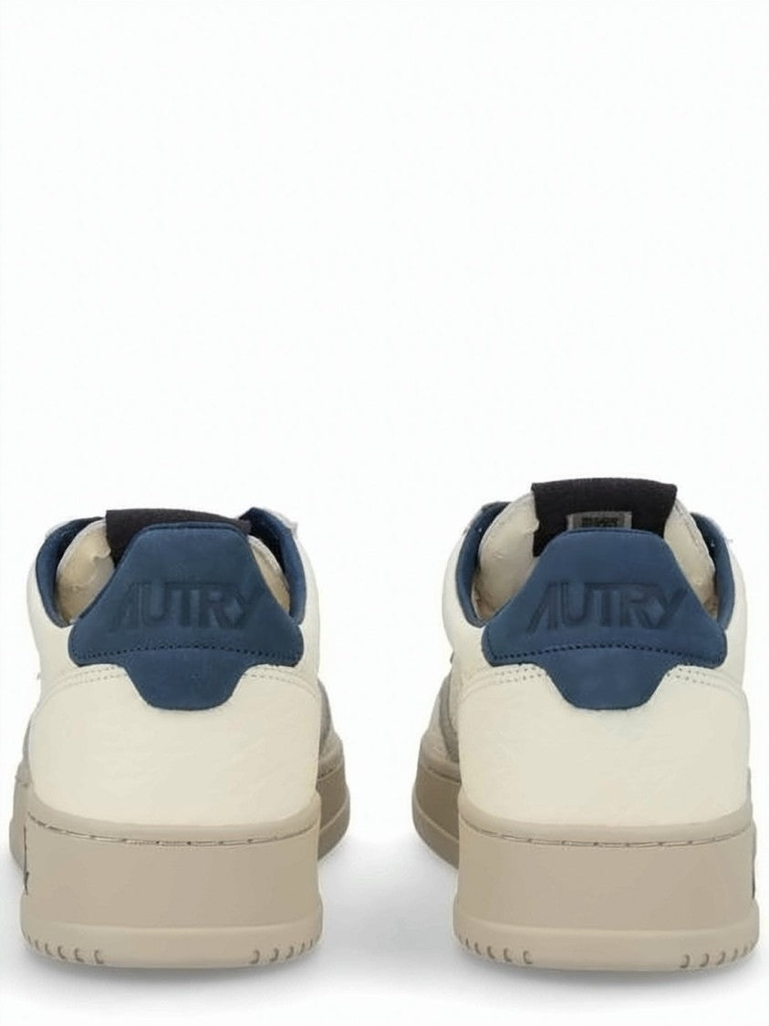 Autry Textured Leather Low-Top Sneakers