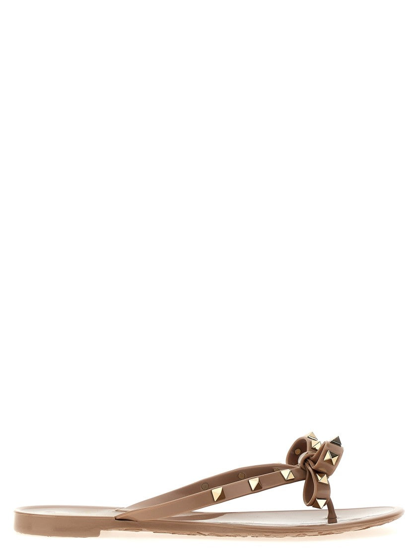 Valentino Garavani 'Rockstud' Thong Sandals