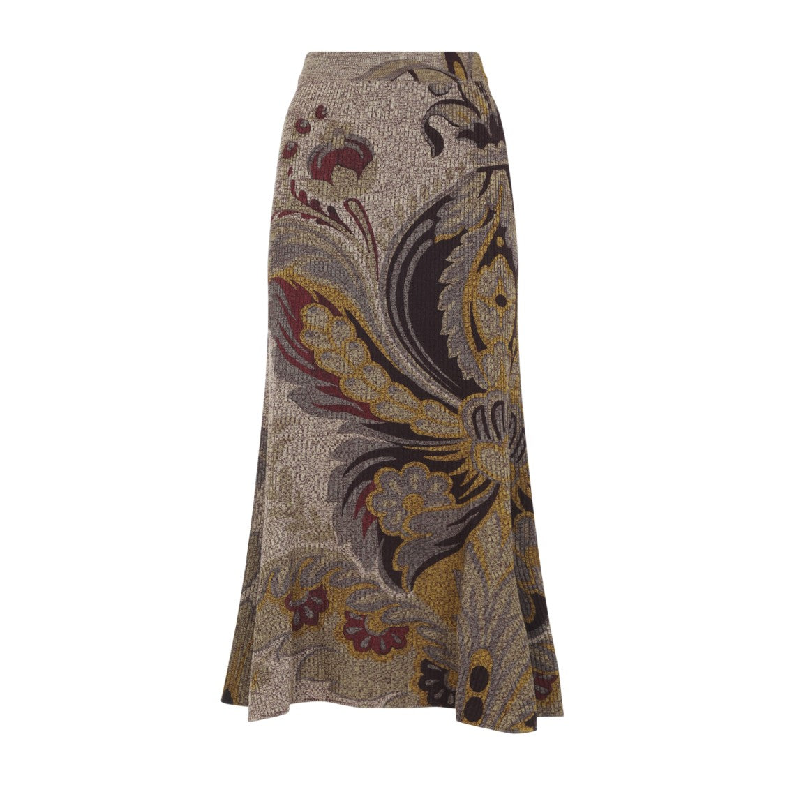 Etro Midi Trumpet Knit Skirt