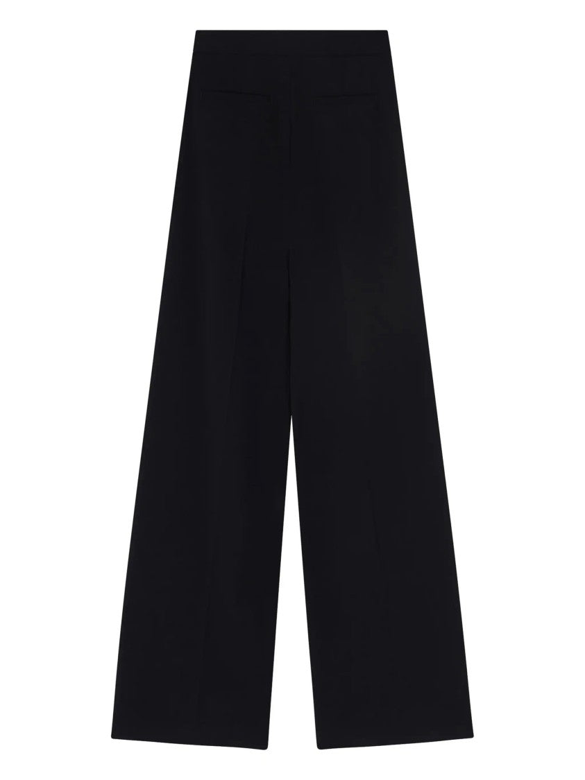 Pinko Wide-Leg Trousers With Smooth Finish
