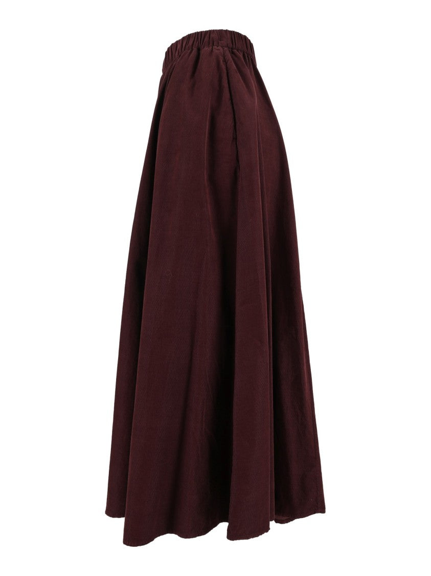 Aspesi Voluminous Pleated Midi Skirt