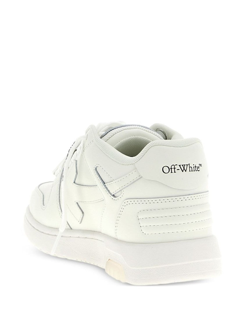 Off-White Low-Top White Leather Sneakers
