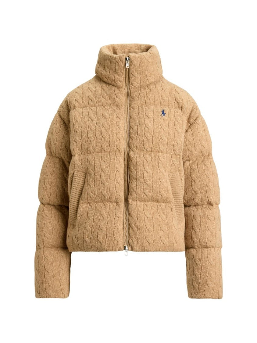 Polo Ralph Lauren Quilted Cropped High-Collar Jacket