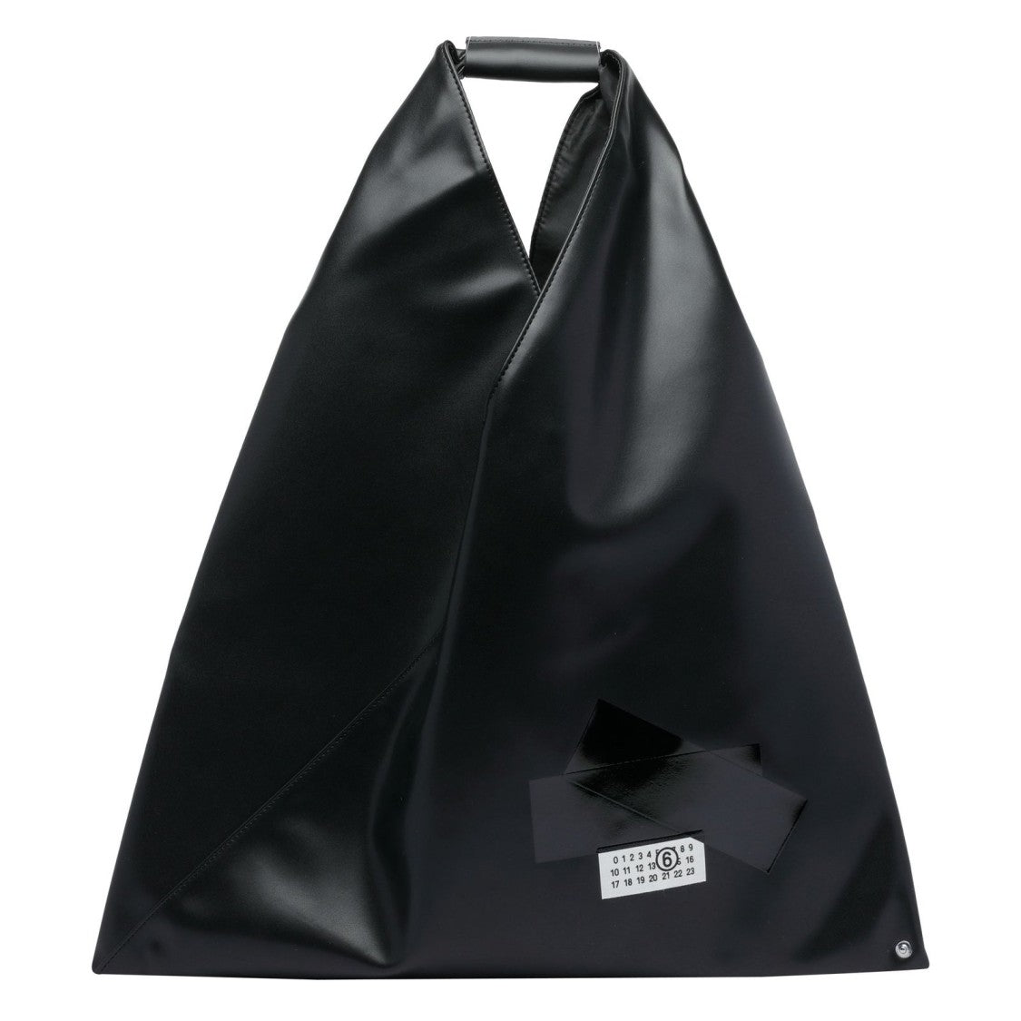Mm6 By Maison Margiela Structured Black Bag With Smooth Texture And Clean Lines