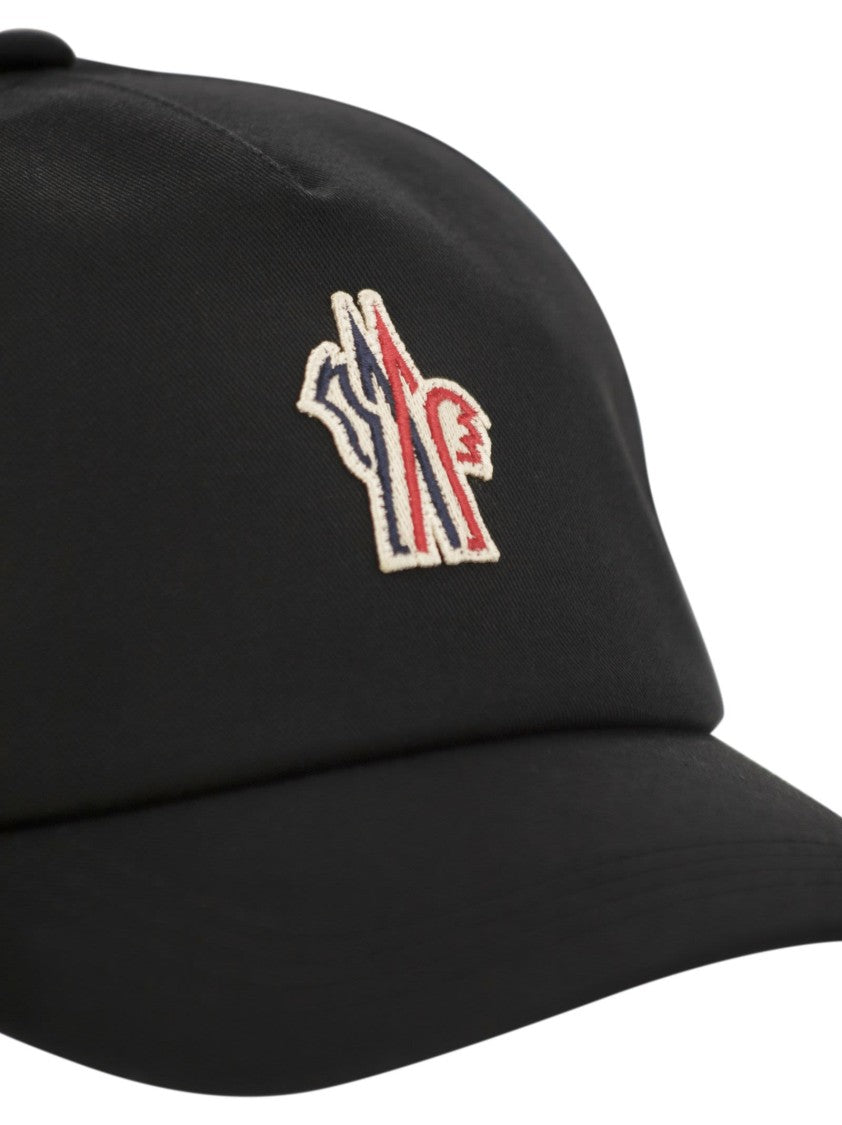 Moncler Grenoble Cotton Gabardine Baseball Cap
