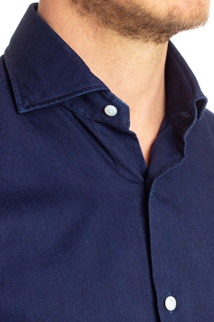 Barba Dark Denim Shirt Dandylife Line