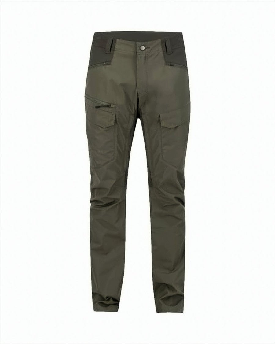 Lundhags Two-Tone Utility Straight Pants With Reinforced Panels