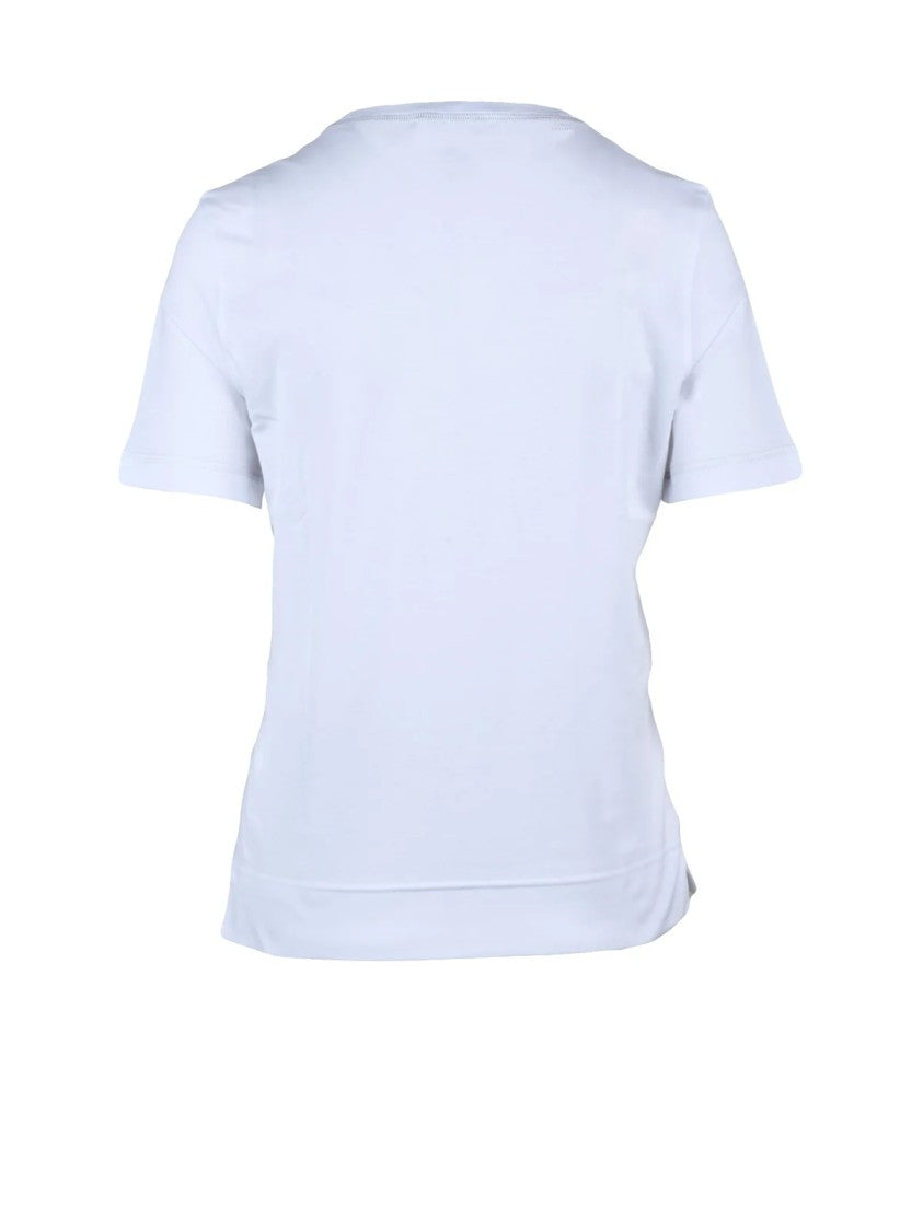 Gran Sasso Essential White Crew Neck Cotton T-Shirt
