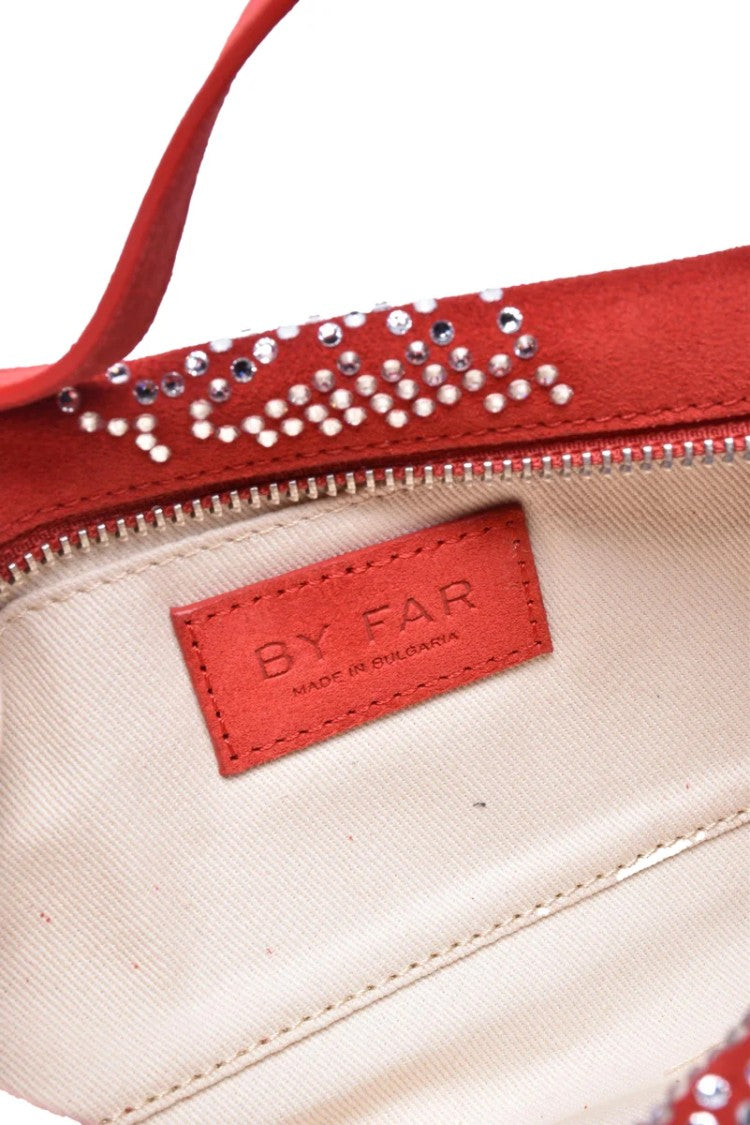 By Far Suede Shoulder Bag - Red