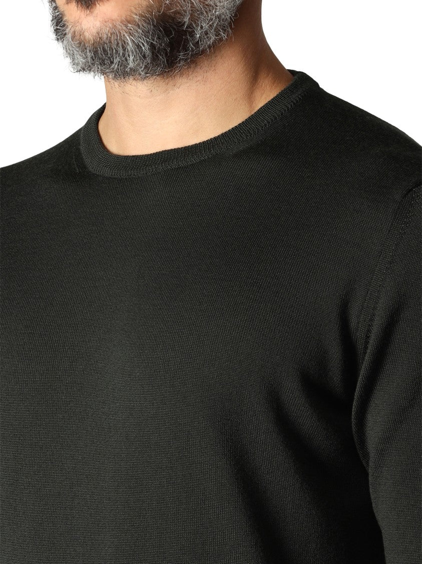 Roberto Collina Minimalistic Crew Neck Sweater In Extrafine Merino Wool