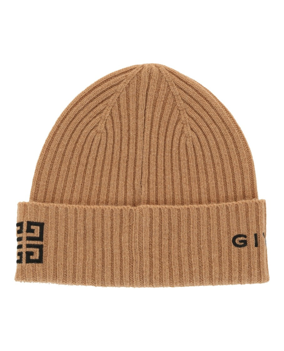 Givenchy Ribbed 4G Wool Blend Beanie