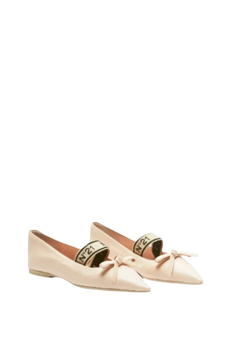 N°21 Leather Ballet Pumps