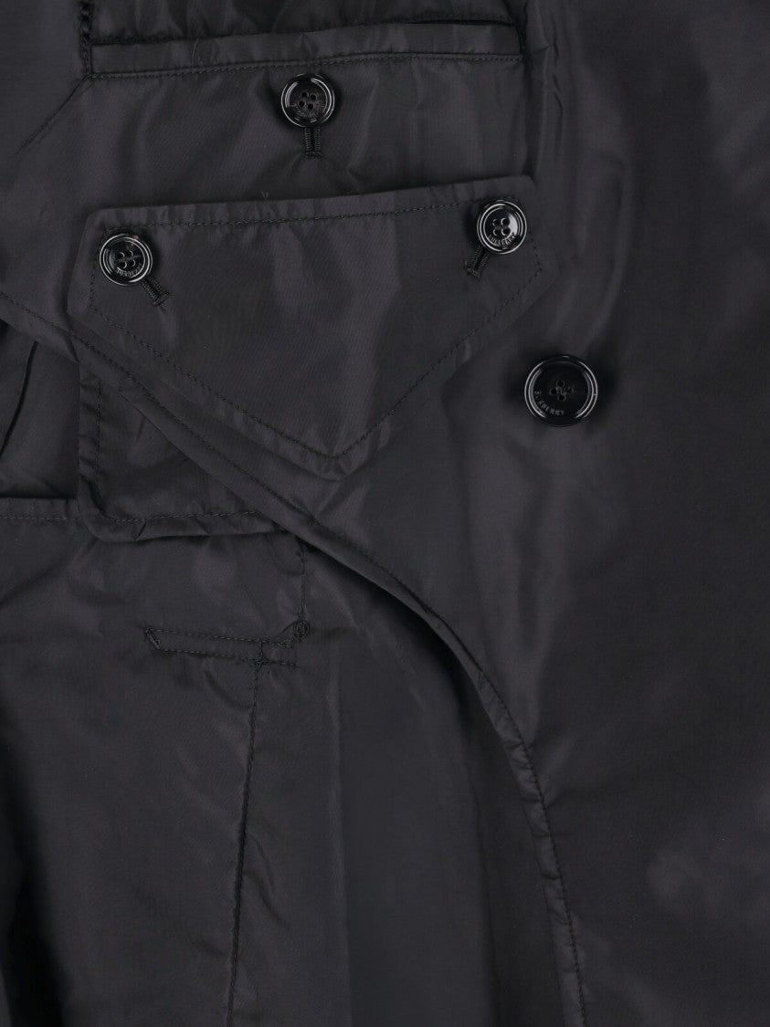 Burberry Black Leadenham Trench Coat
