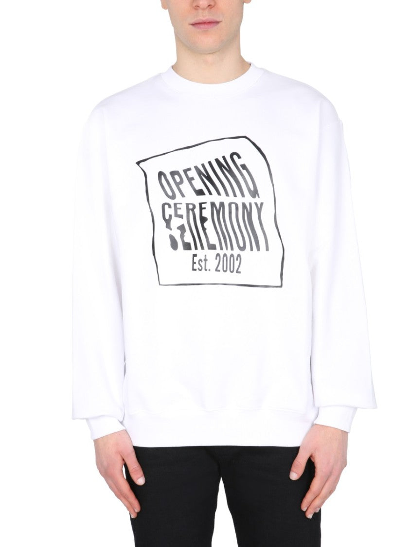 Opening Ceremony Relaxed Fit Crew Neck Sweatshirt